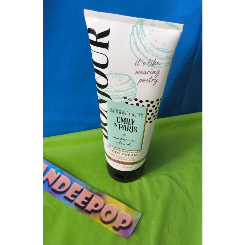 Bath & Body Works Emily In Paris Collaboration Macaron Cloud Body Cream Ltd Ed